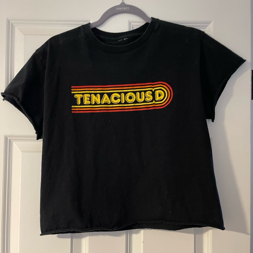 Tenacious d cropped shirt